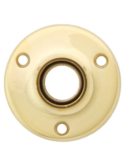 Forged Brass Rosette - 2 inch Diameter in Un-Lacquered Brass.